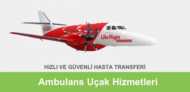 uçak hava ambulansı